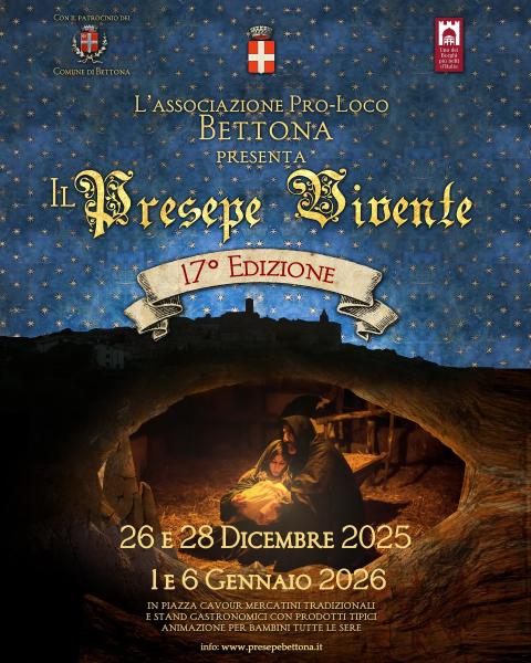 locandina Presepe Vivente di Bettona 2024- Bettona