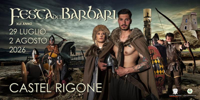 Poster festa dei barbari 2026