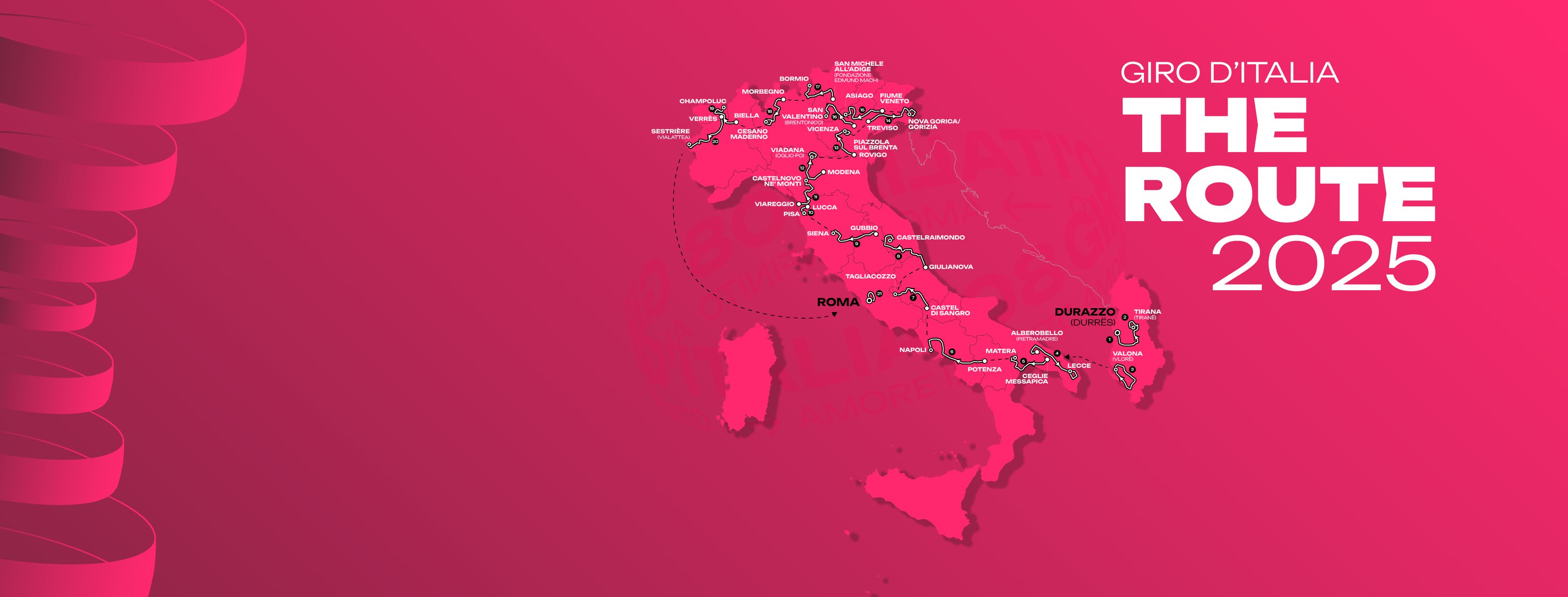 Poster giro d'italia 2025