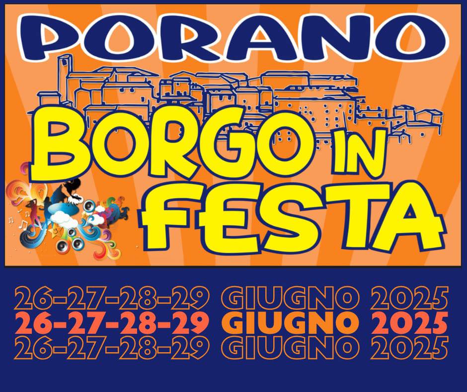Poster Borgo in festa 2025