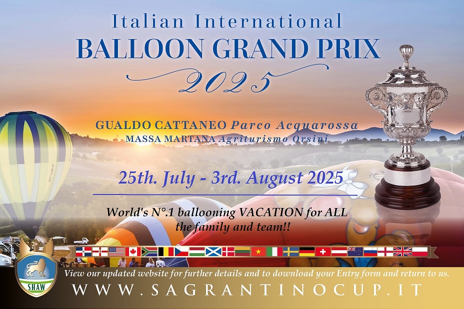 Poster of Italian International Balloon Grand Prix in Gualdo Cattaneo and Massa Martana