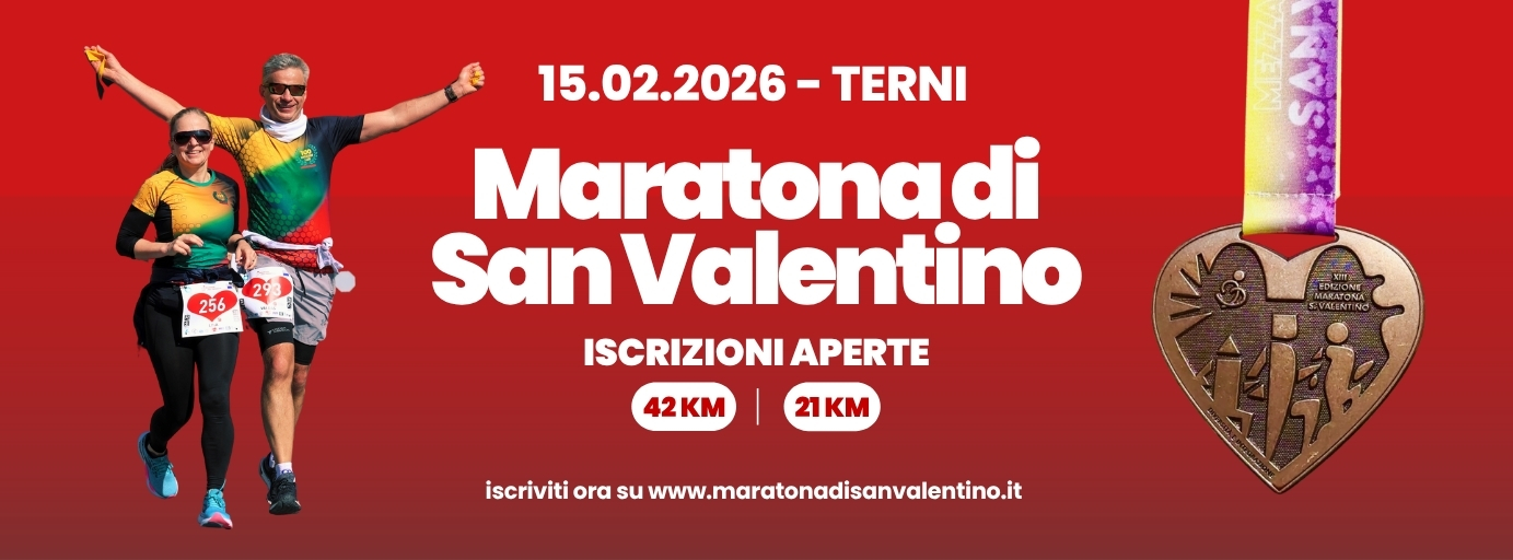 locandina Maratona di San Valentino 2026 - Terni