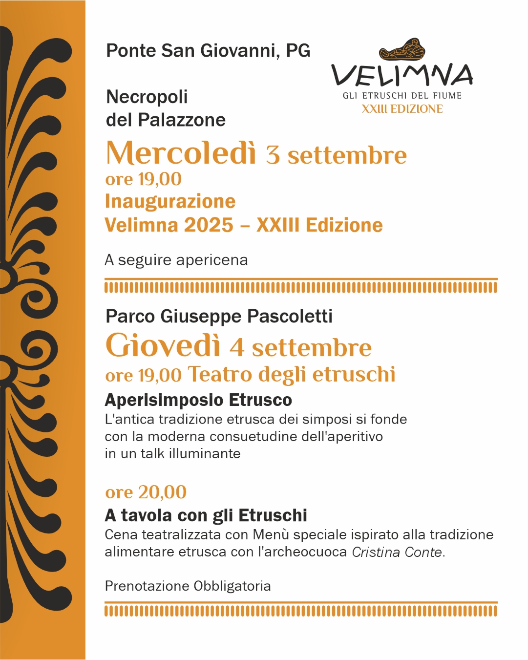 Programm von Velimna in Perugia