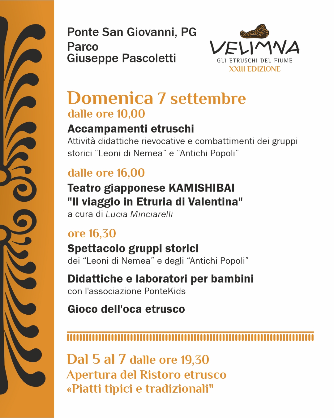 Programm von Velimna in Perugia