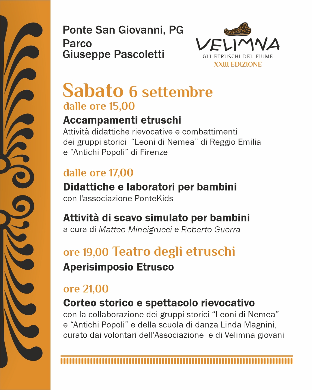 Programm von Velimna in Perugia