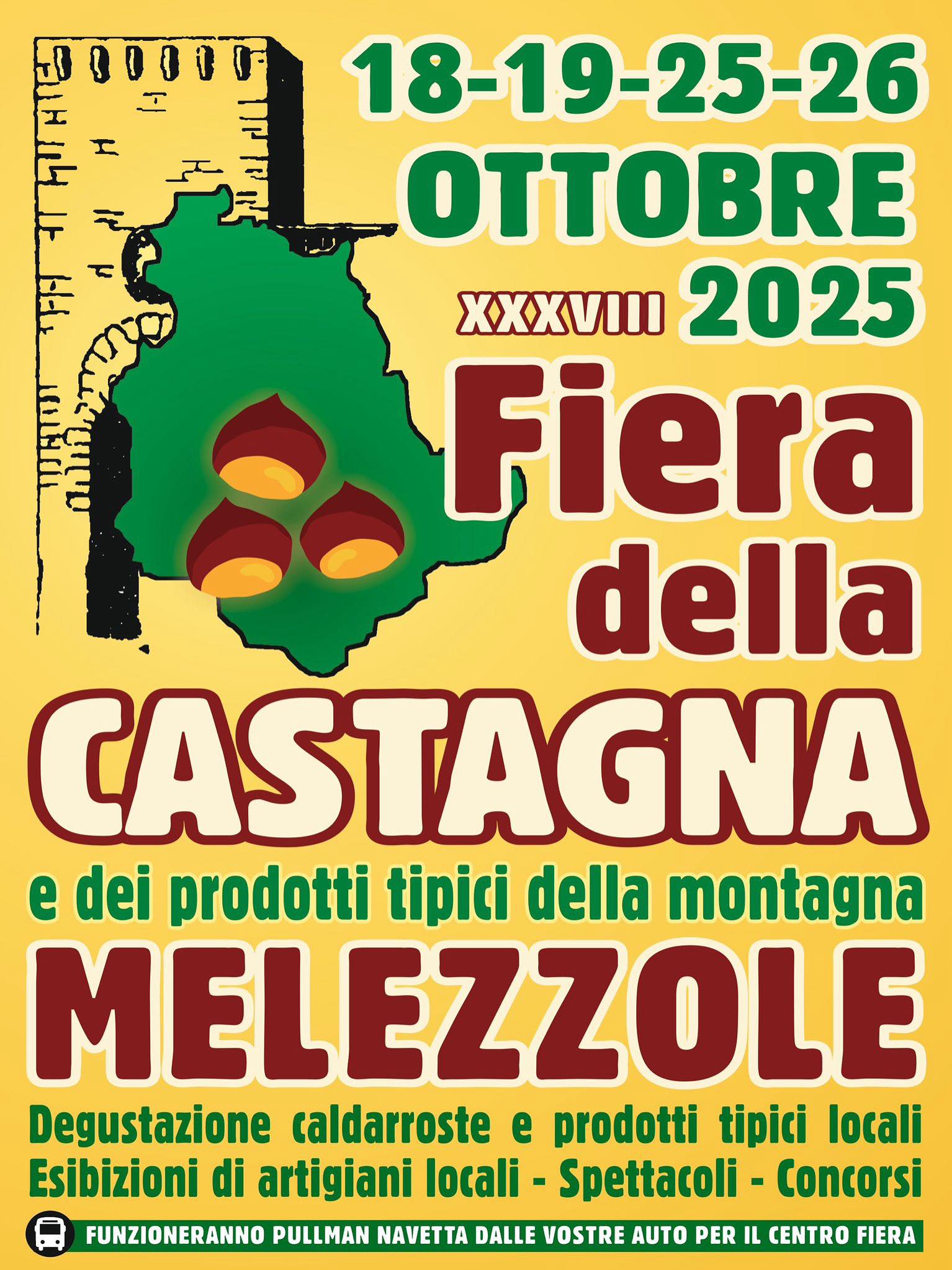 Poster of Fiera della castagna e dei prodotti tipici della montagna in Montecchio