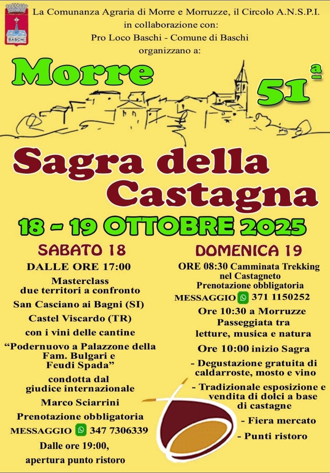 Poster of Sagra della Castagna in Baschi