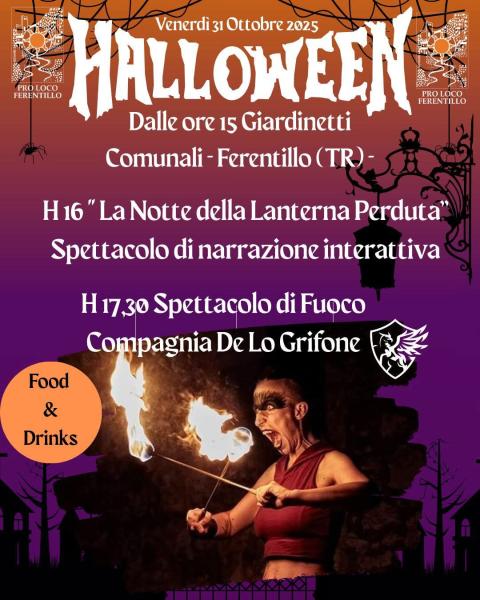 Affiche de Halloween a Ferentillo 2025 à Ferentillo