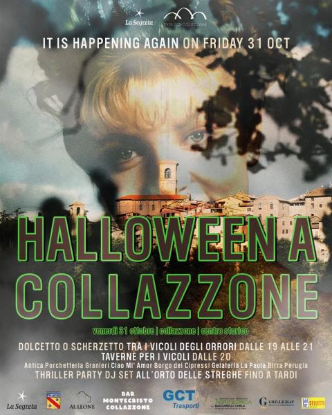 Affiche de Halloween a Collazzone 2025 à Collazzone