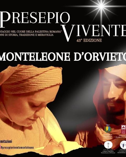 locandina Presepio Vivente di Monteleone d’Orvieto 2024 - Monteleone d'Orvieto