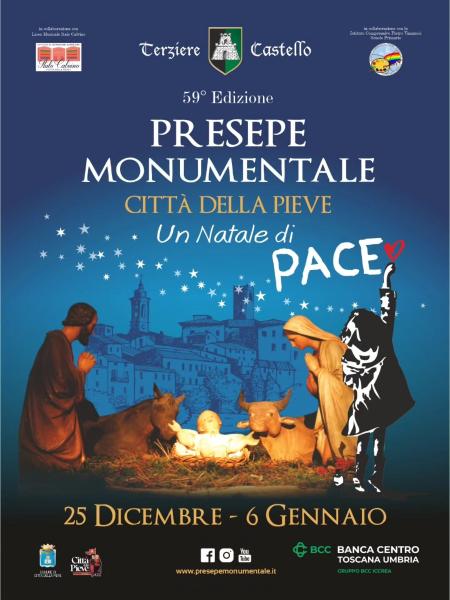 locandina Città della Pieve - Presepe Monumentale - Città della Pieve