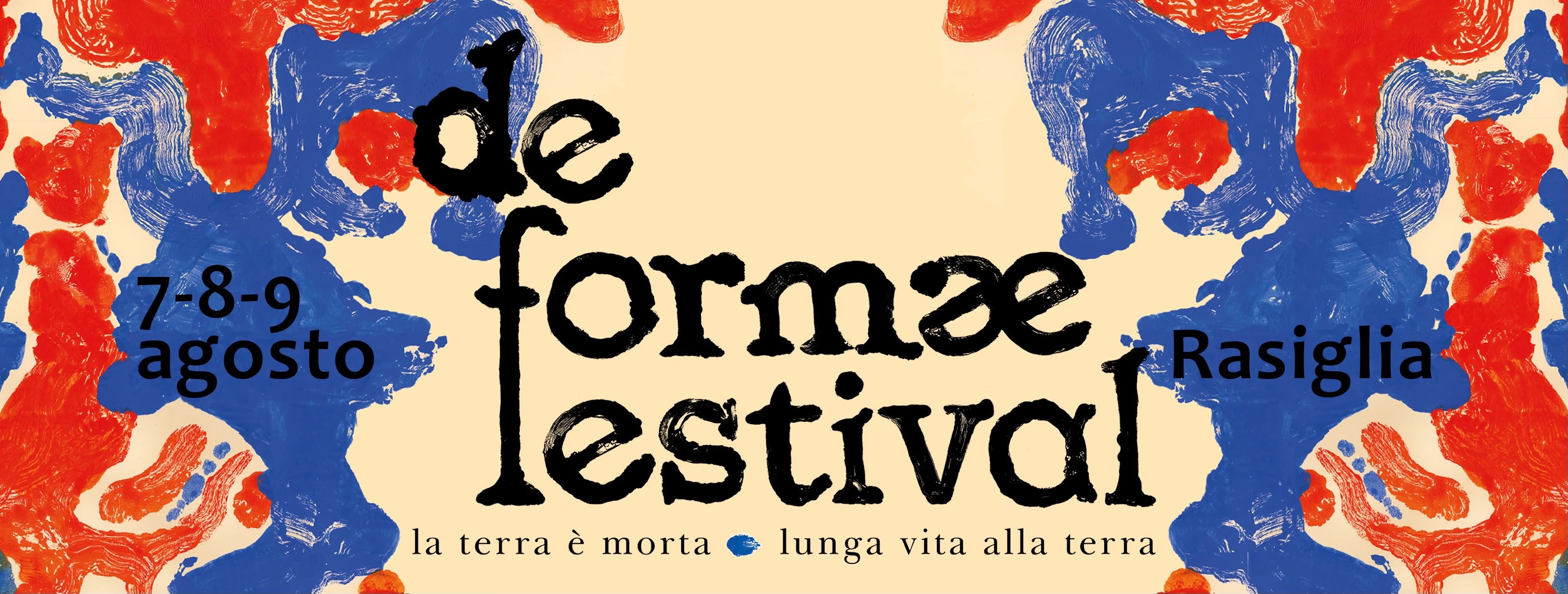Plakat von De formae festival 2026 in Foligno