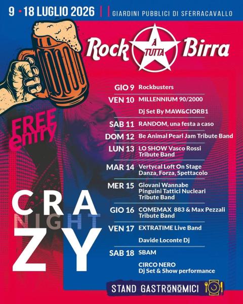 poster rock a tutta birra
