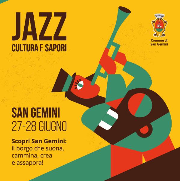 Locandina di Jazz cultura e sapori a San Gemini
