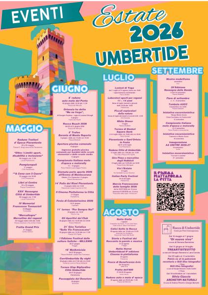 Programme of Umbertide summer events 2026 in Umbertide