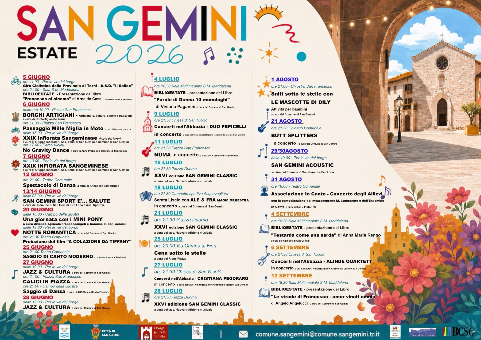Locandina di San Gemini Estate a San Gemini