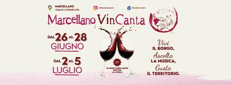 Plakat marcellano vincanta 2026 in Gualdo Cattaneo