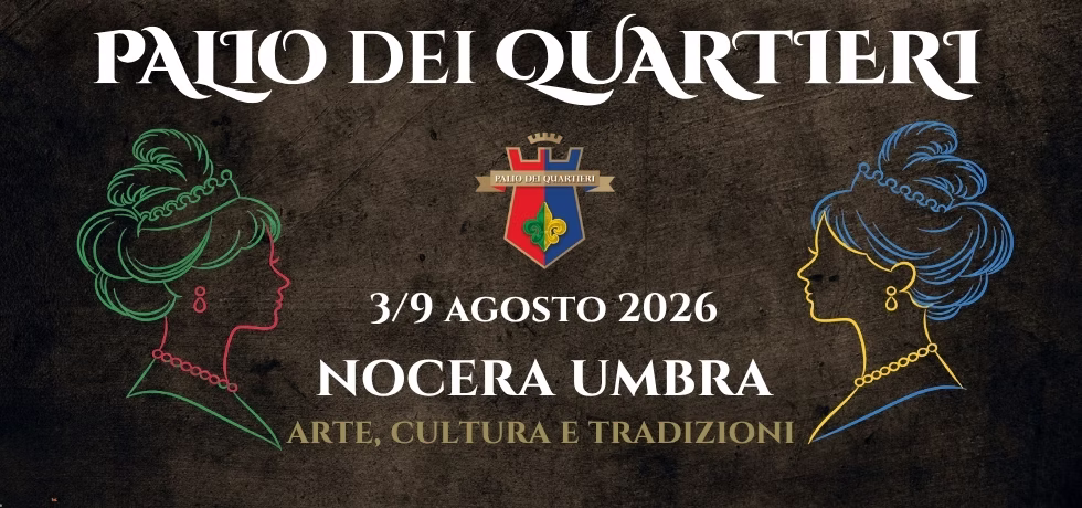 Locandina del Palio dei Quartieri a Nocera Umbra