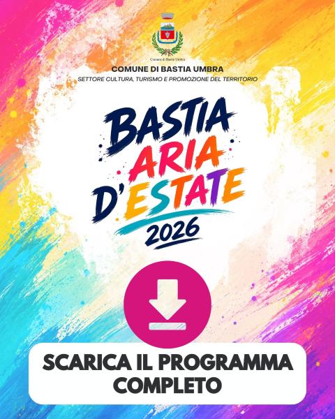 Poster bastia aria d'estate 2026