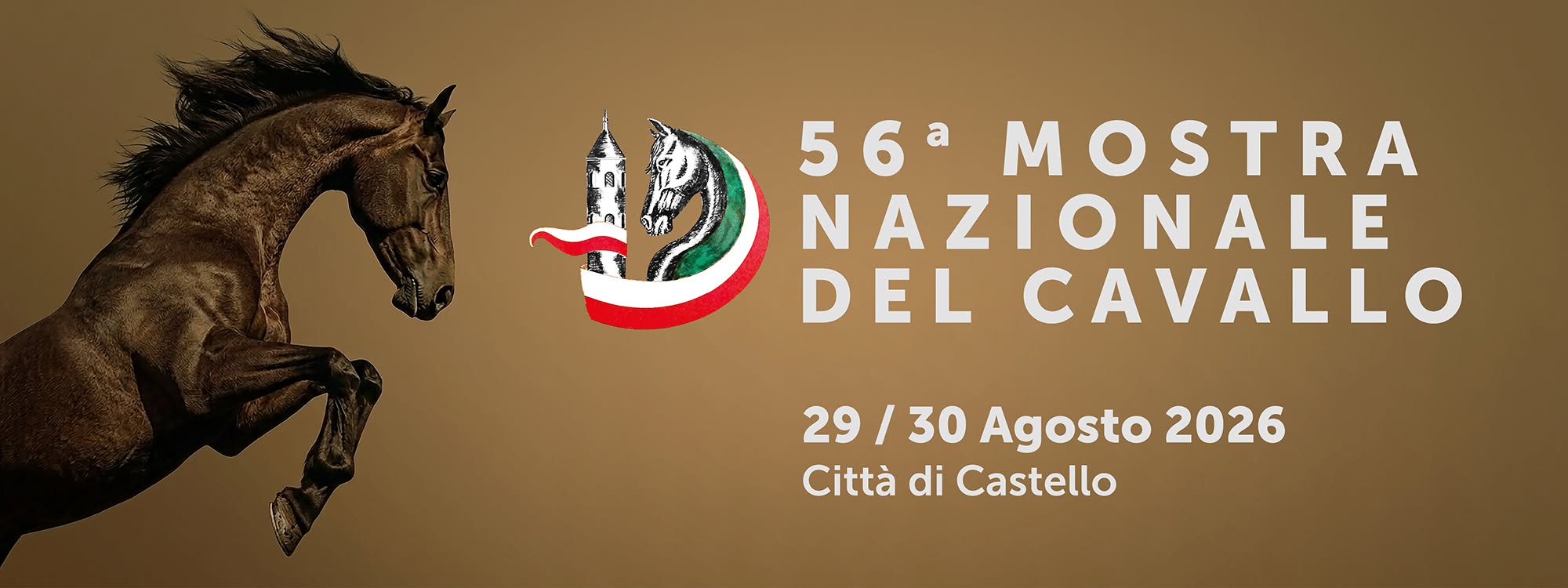 Locandina della Mostra Nazionale del Cavallo a Città di Castello
