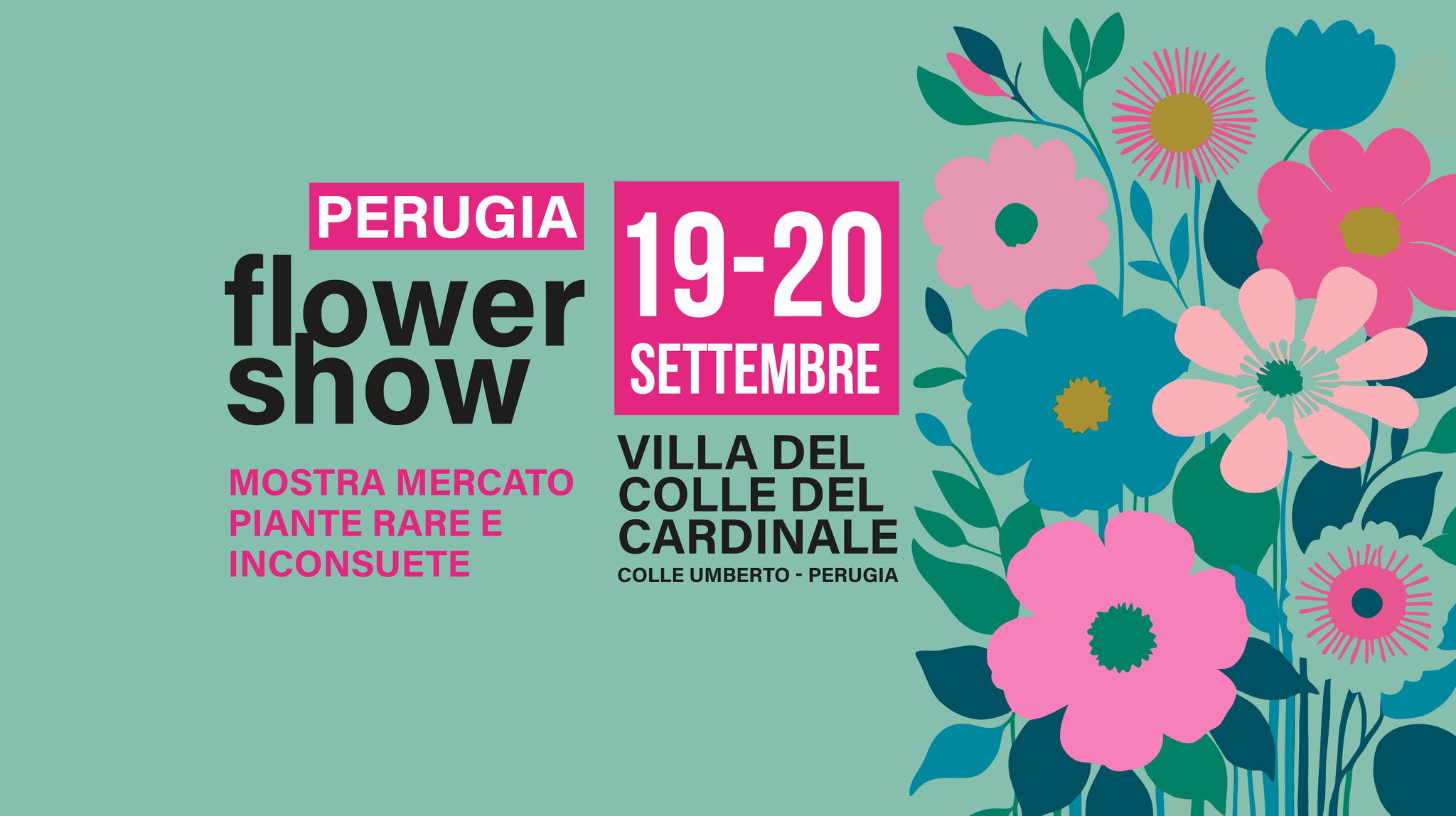 Locandina di Perugia Flower Show a Perugia