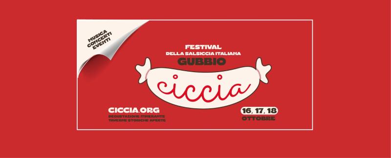 Plakat von Ciccia in Gubbio