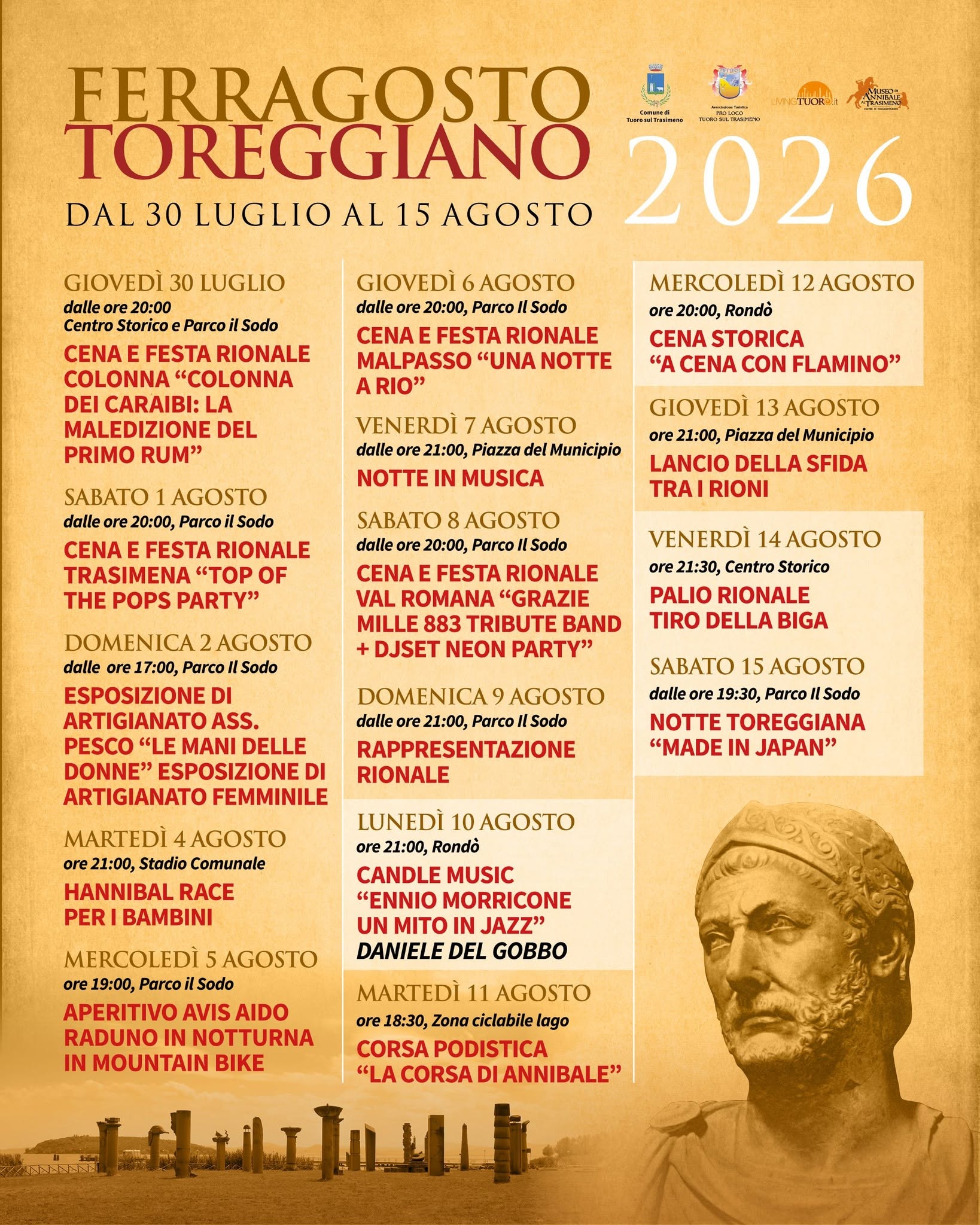 Poster of Ferragosto Toreggiano in Tuoro sul Trasimeno
