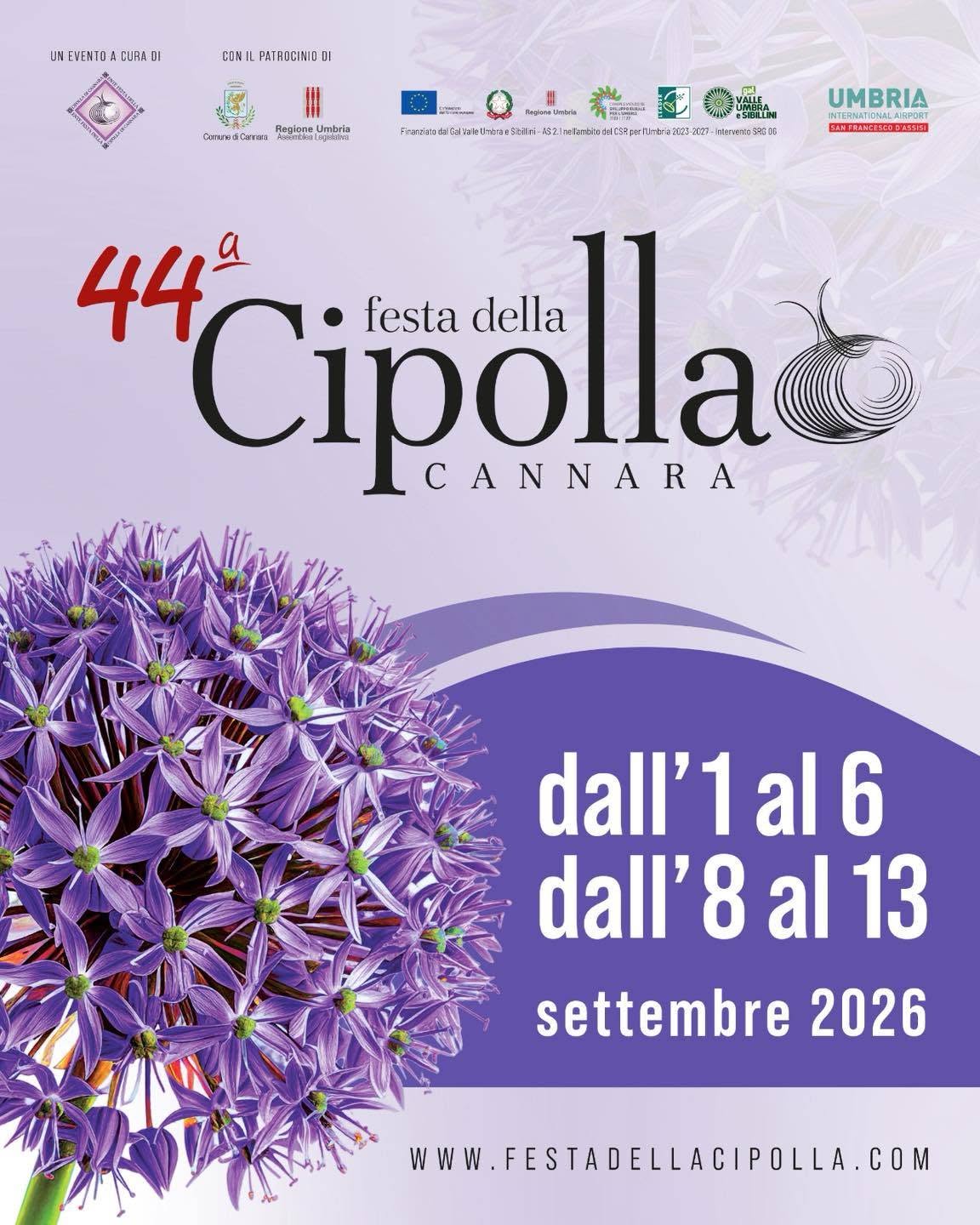 Locandina della Festa della Cipolla di Cannara a Cannara