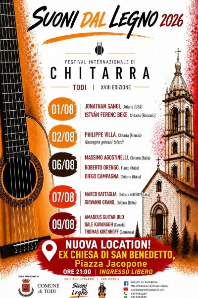 poster suoni dal legno 2026