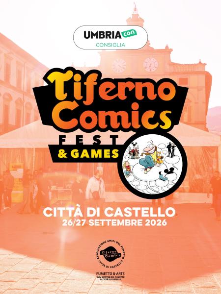 Locandina di Tiferno Comics a Città di Castello