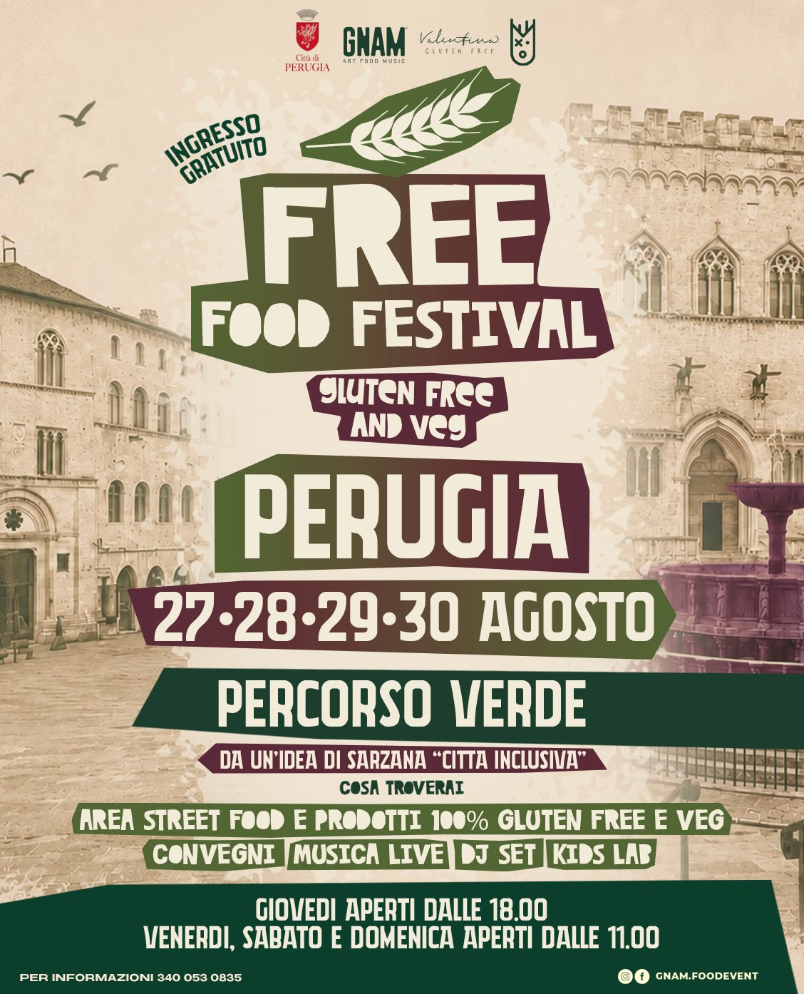 poster free food festival 2026