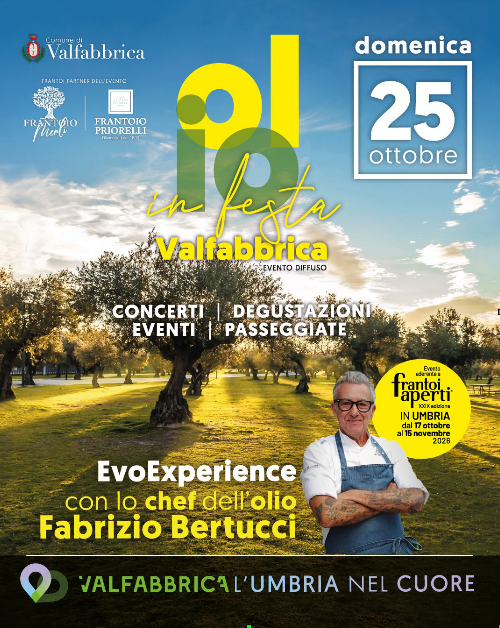 Poster olio in festa a Valfabbrica