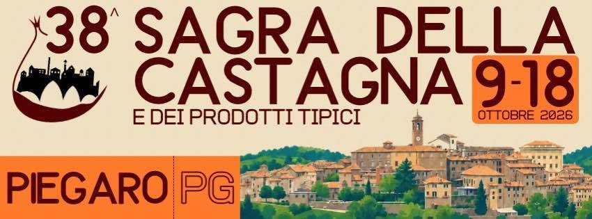 poster sagra della castagna piegaro 2026