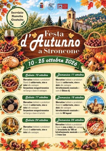 Locandina di Festa d'Autunno a Stroncone