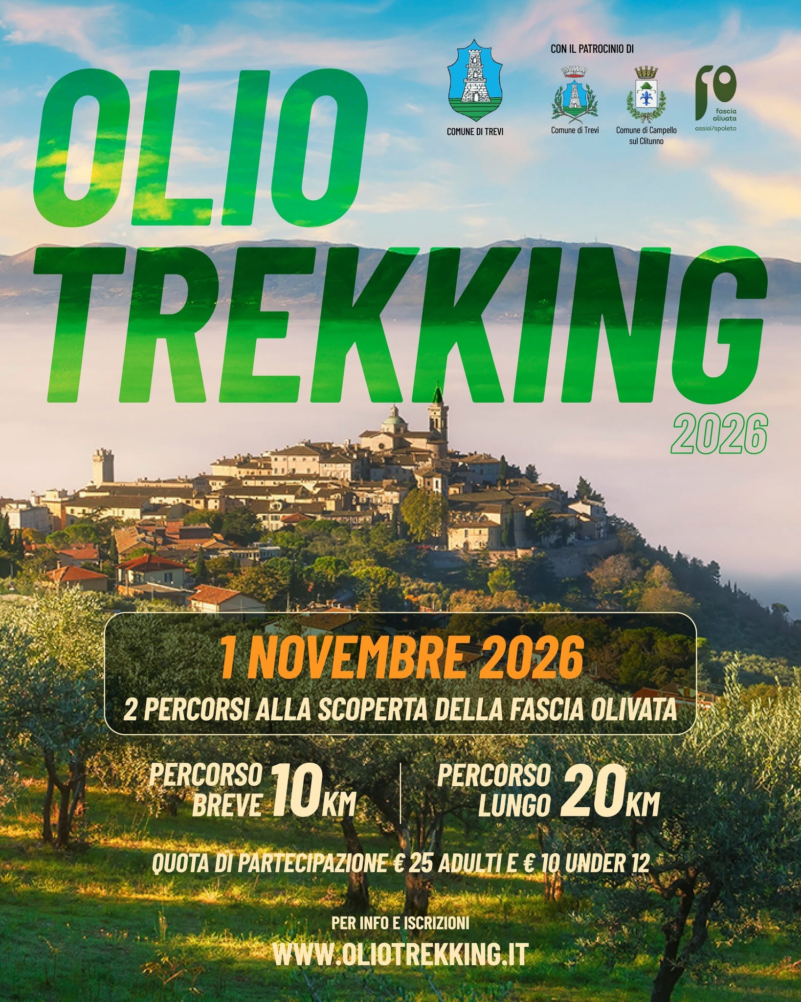 Plakat Olio Trekking in Trevi