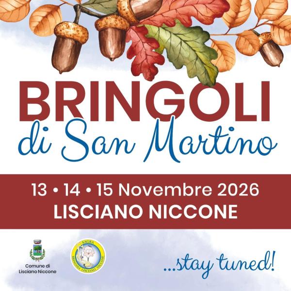 playbill Sagra dei Bringoli di San Martino 2024 - Lisciano Niccone