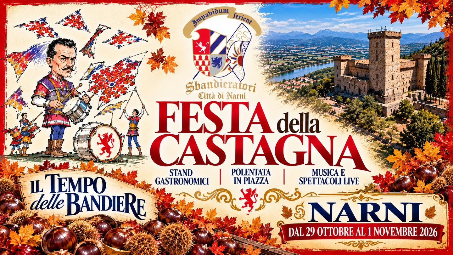 Locandina della Festa della Castagna a Narni