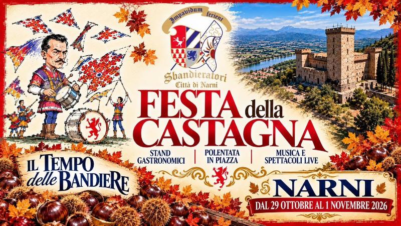 Locandina della Festa della Castagna a Narni
