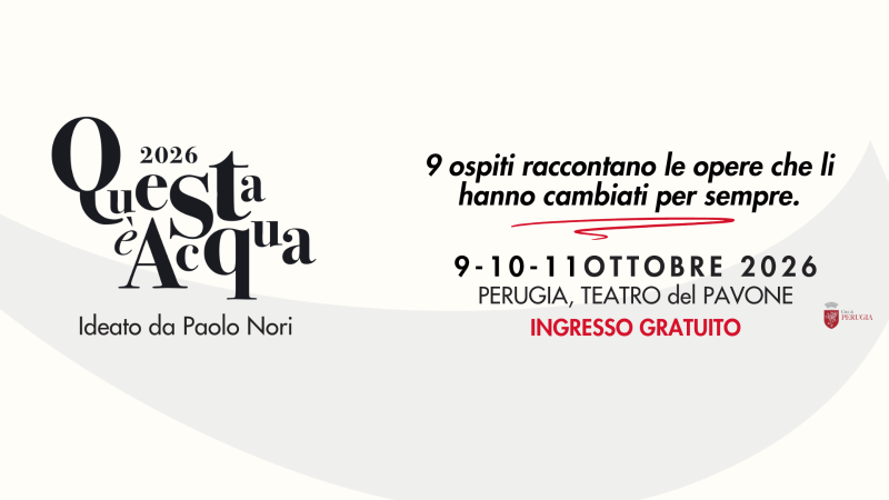 Locandina di Questa è acqua a Perugia