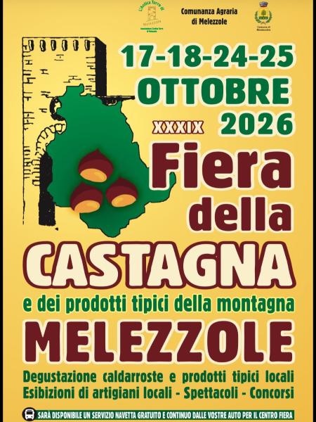 Affiche de Fiera della castagna e dei prodotti tipici della montagna à Montecchio