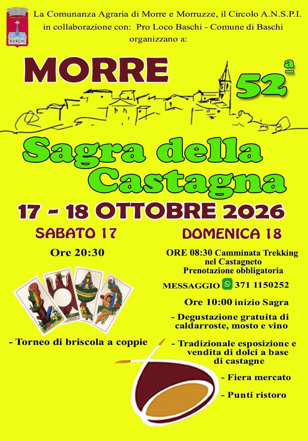 Affiche de Sagra della Castagna à Baschi