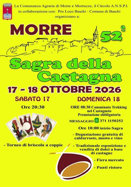 Affiche de Sagra della Castagna à Baschi