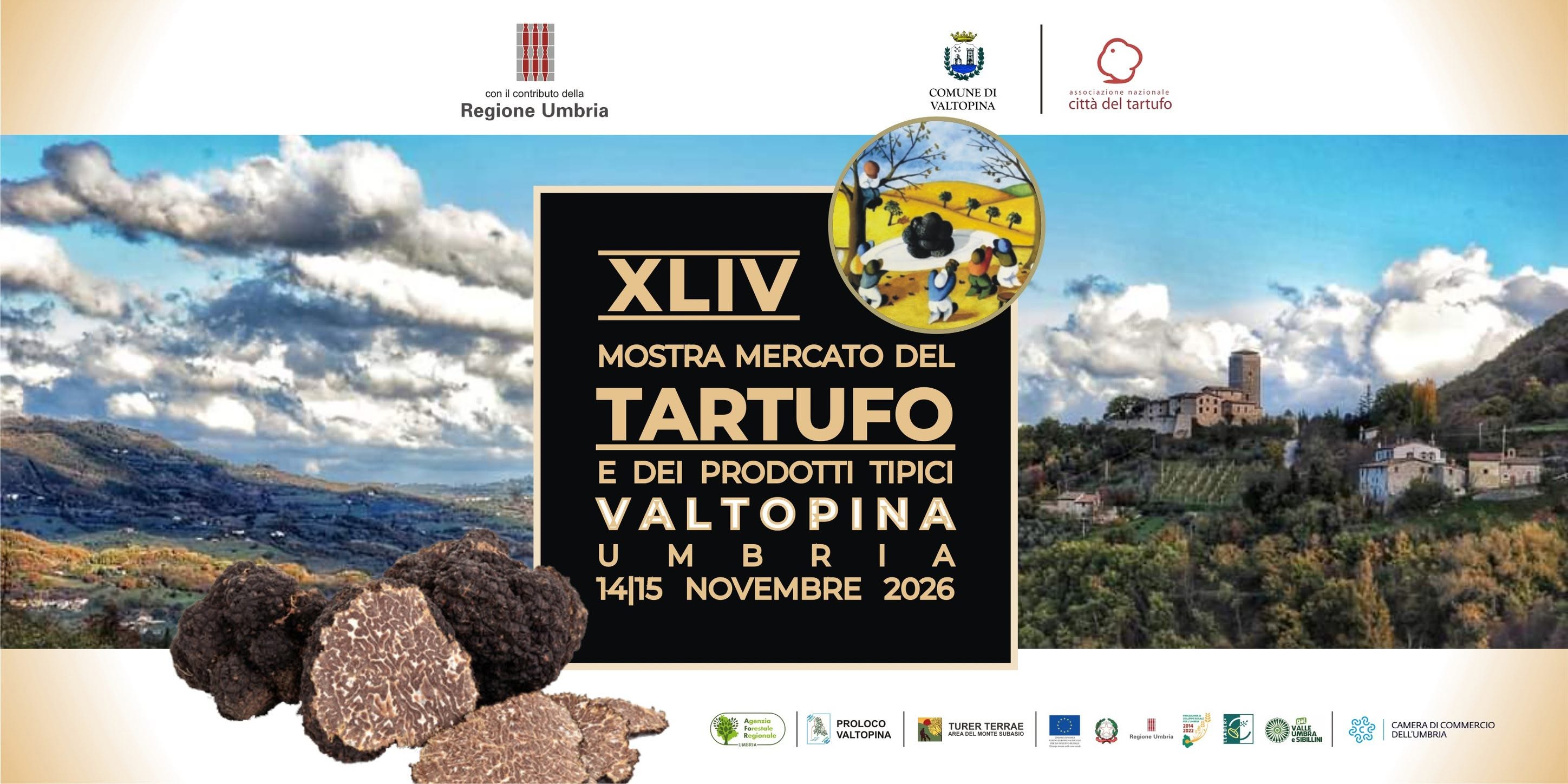 playbill XLII Mostra Mercato del Tartufo Valtopina