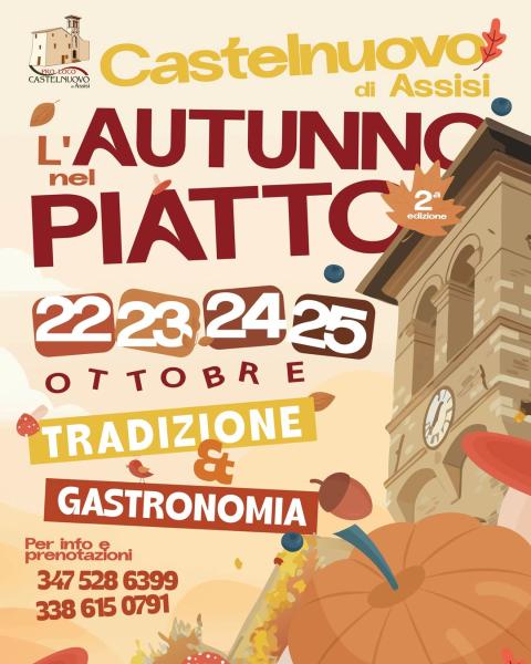 Poster of L'autunno nel piatto in Assisi