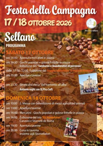 Locandina della Sagra della Campagna a Sellano