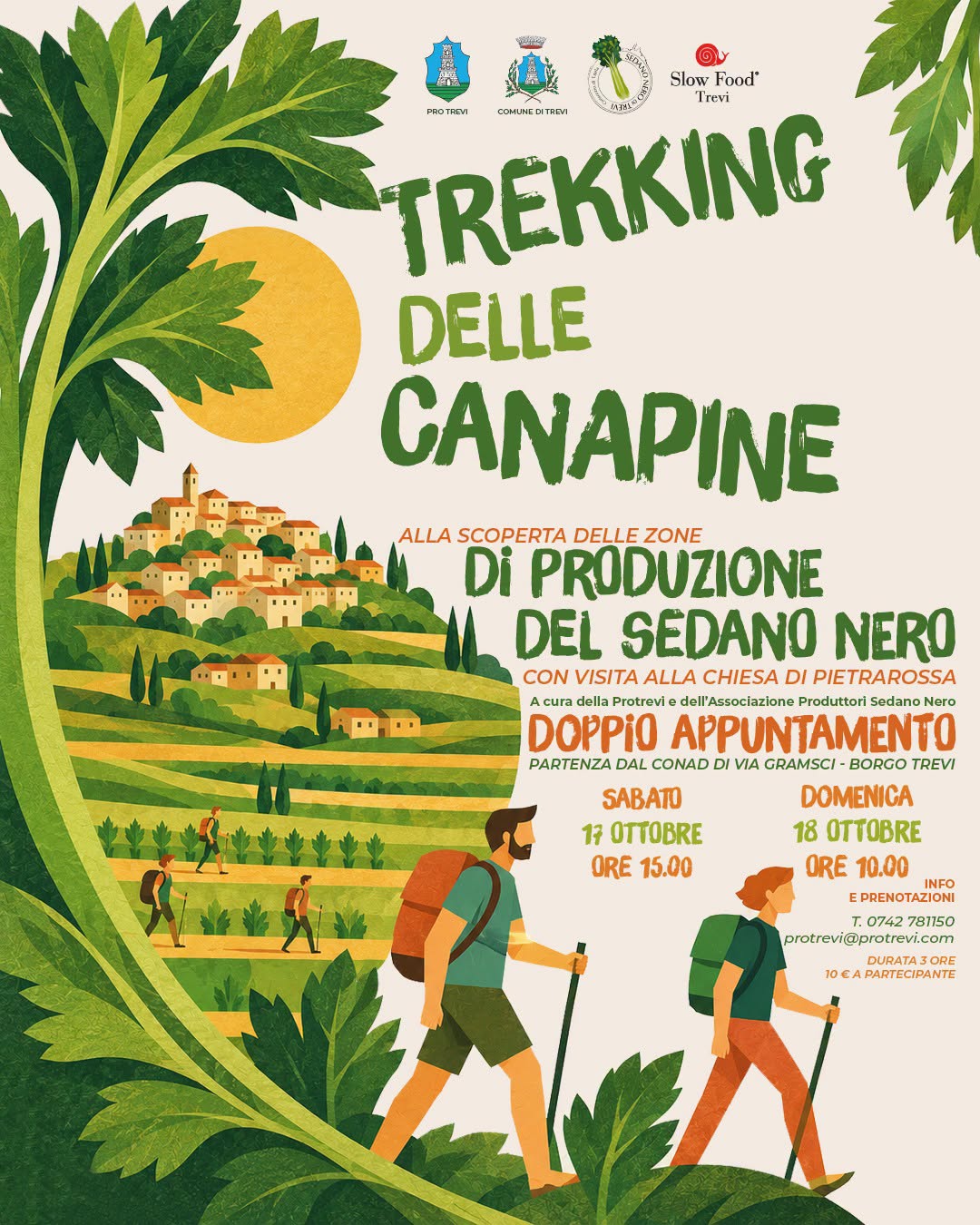 poster trekking delle canapine 2026