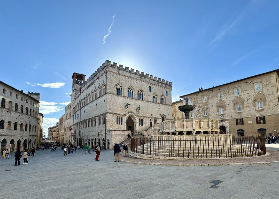 Piazza IV Novembre in Perugia