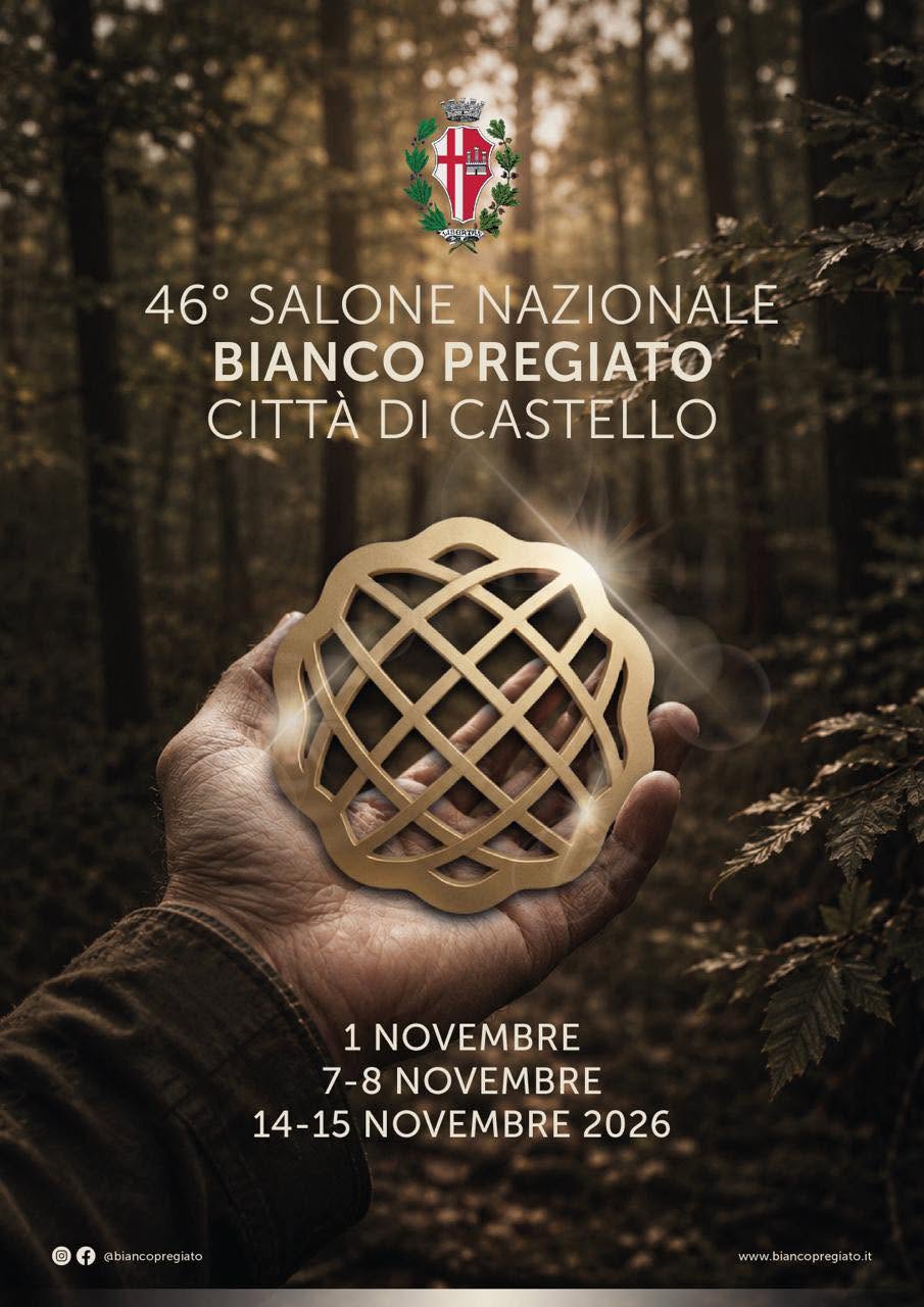 Locandina del Salone Nazionale del Tartufo Bianco Pregiato a Città di Castello