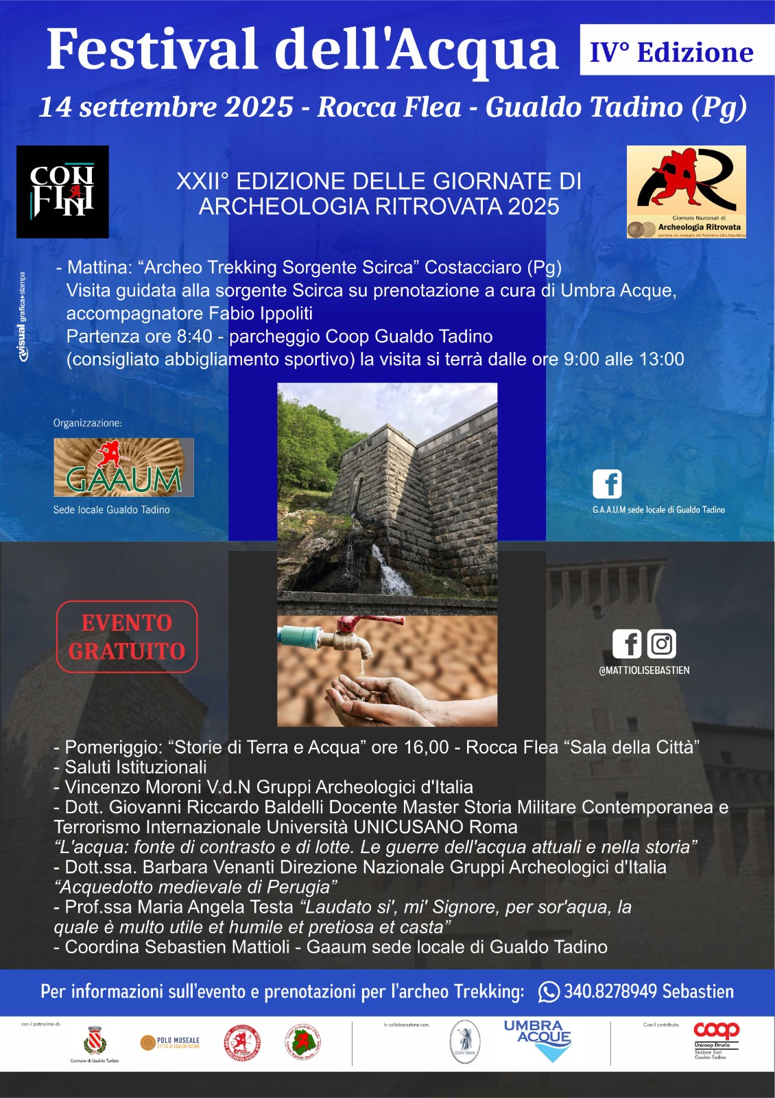 Poster festival dell'acqua 2025