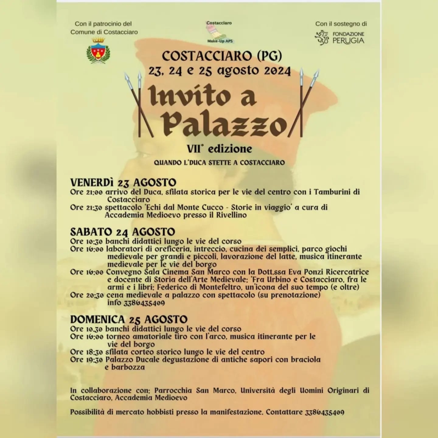 poster Invito a Palazzo